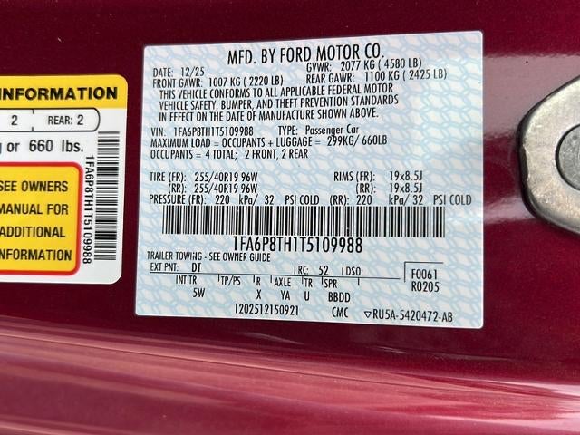 2026 Ford Mustang EcoBoost Premium Fastback