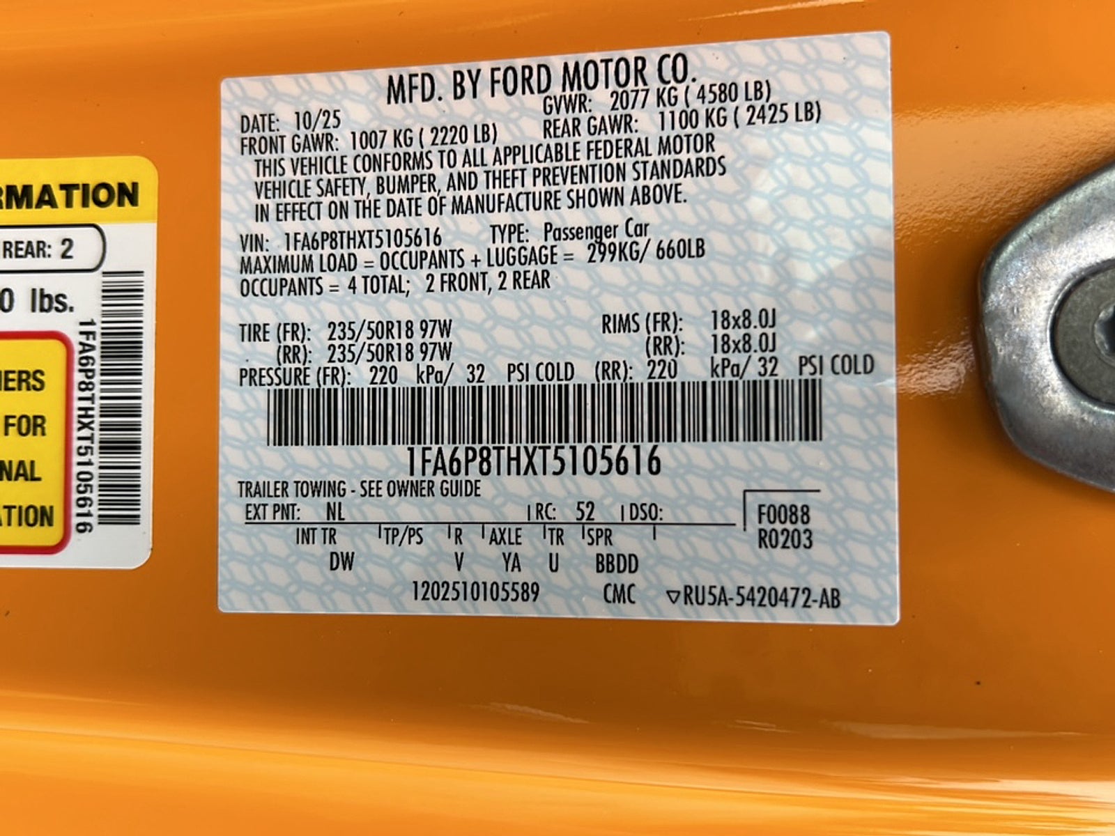 2026 Ford Mustang EcoBoost Fastback