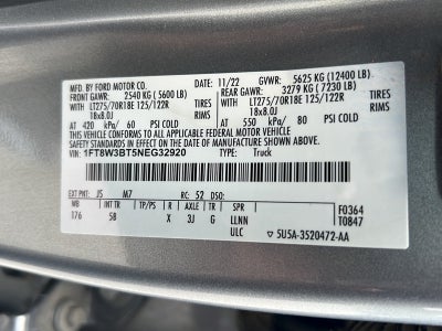2022 Ford F350 SUPERDUTY LARIAT