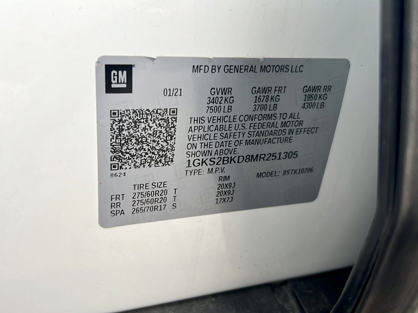 2021 GMC Yukon 4WD SLT