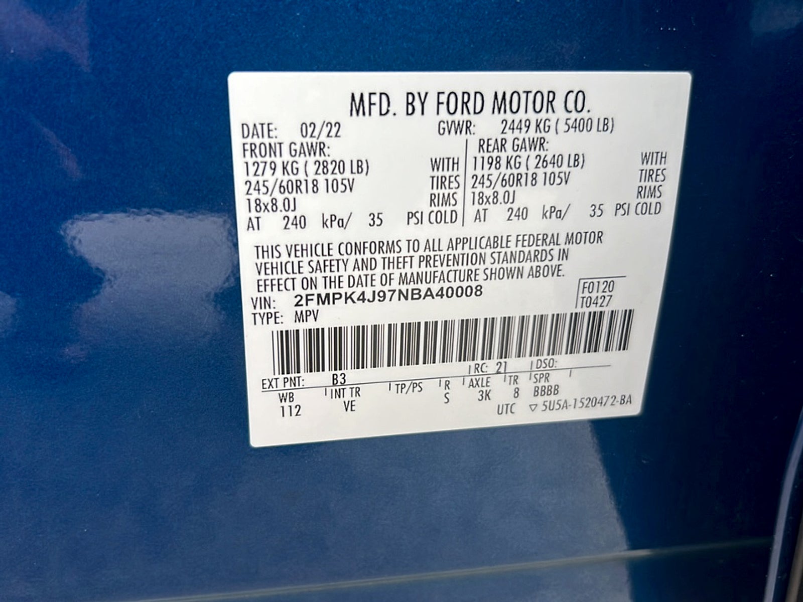2022 Ford EDGE SEL