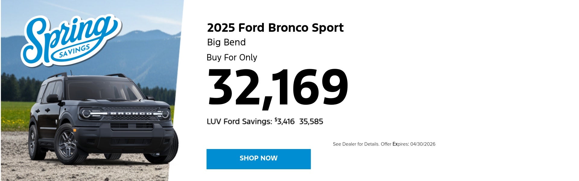 2025 Ford Bronco Sport Big Bend