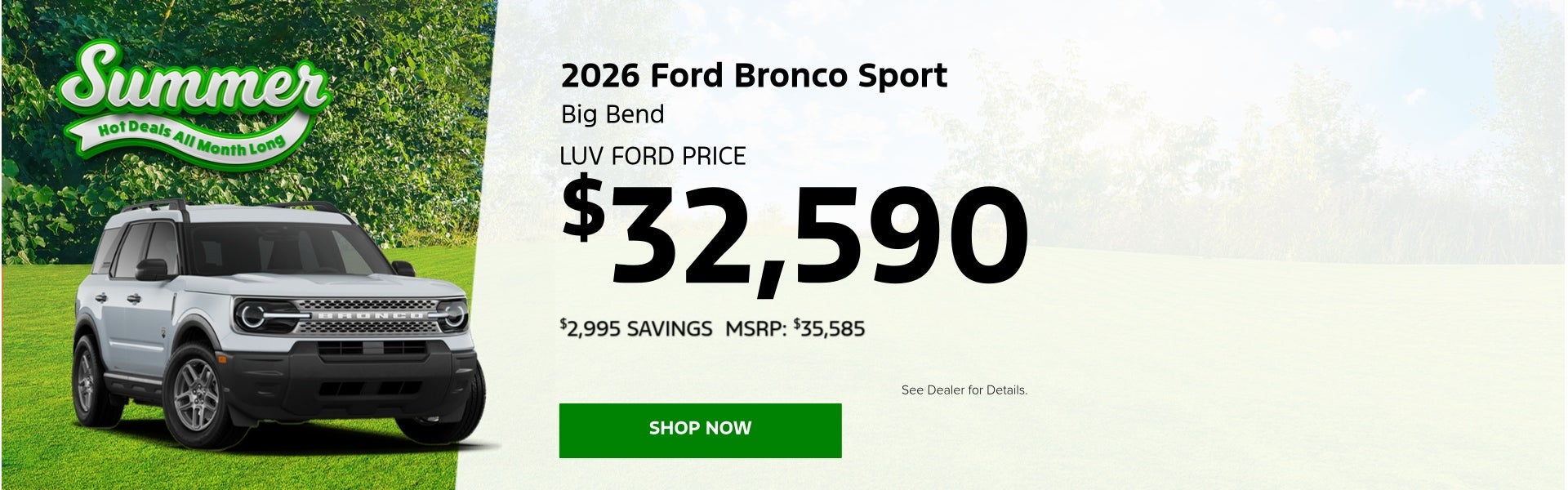 2026 Ford Bronco Sport Big Bend